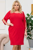 Plus size dress model 191381 Karko