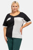 Plus size blouse model 193908 Karko