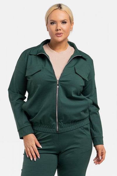 Plus size sweatshirt model 193913 Karko