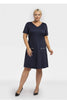 Plus size dress model 195022 Karko