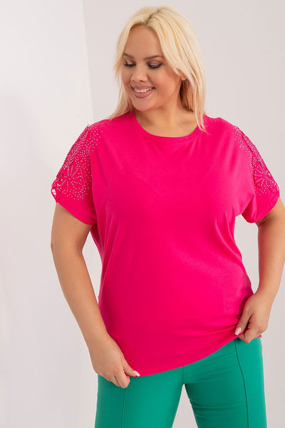 Plus size blouse model 195387 Factory Price