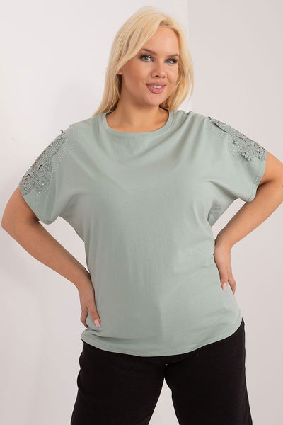 Plus size blouse model 195388 Factory Price