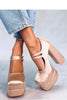 Platform pumps model 176977 Inello